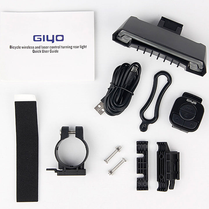 GIYO Remote Laser Bike Taillight USB Rechargeable