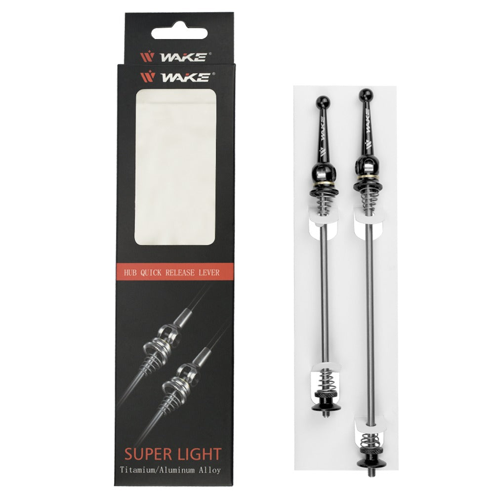 WAKE Mountain Bike Titanium and Aluminum Alloy Quick Release Skewer (1 Pair)