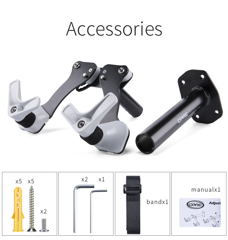 Adjustable Bicycle Wall Mount