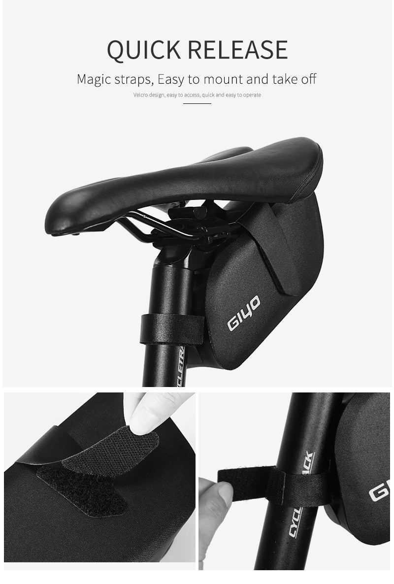 GIYO Waterproof Bicycle Saddle Bag