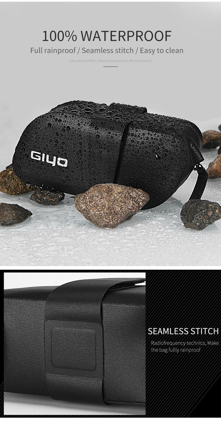 GIYO Waterproof Bicycle Saddle Bag