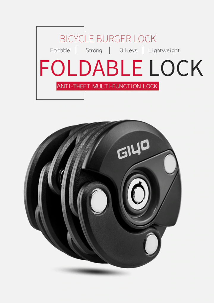 GIYO Folding Bike Lock