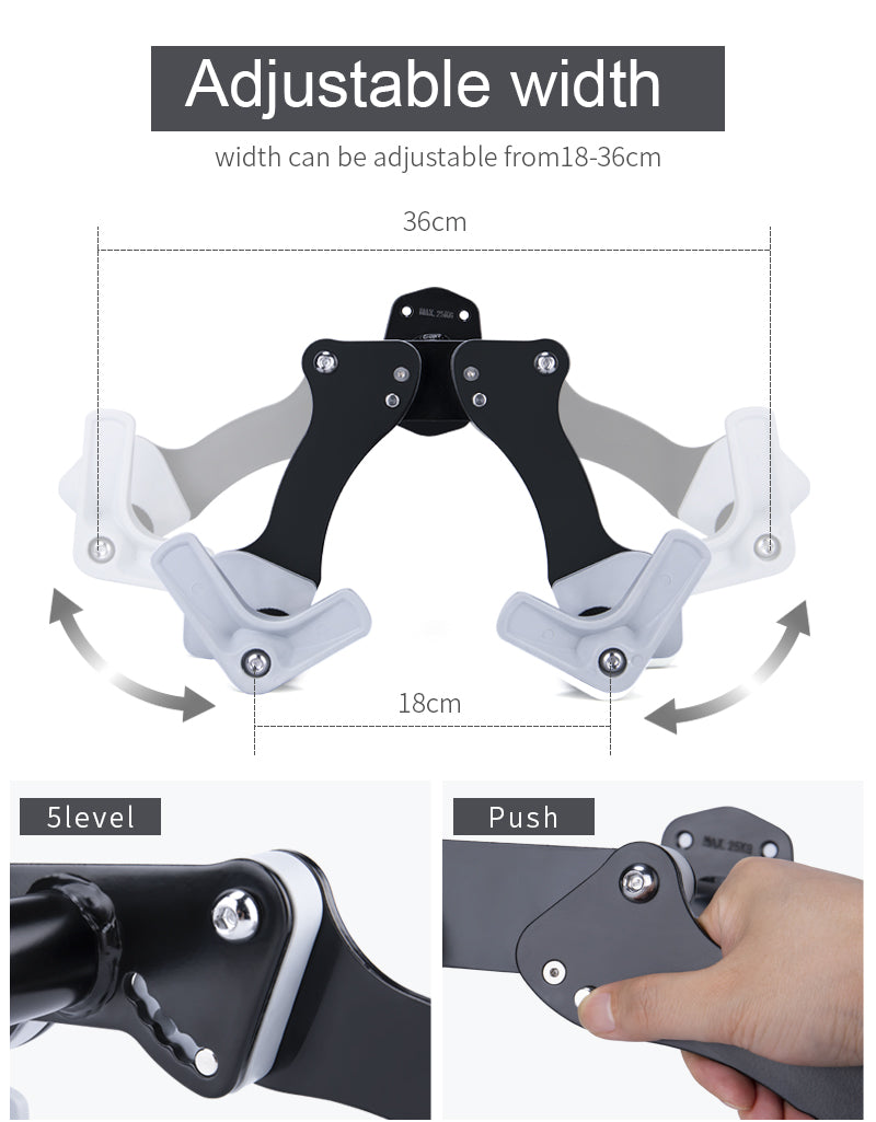 Adjustable Bicycle Wall Mount