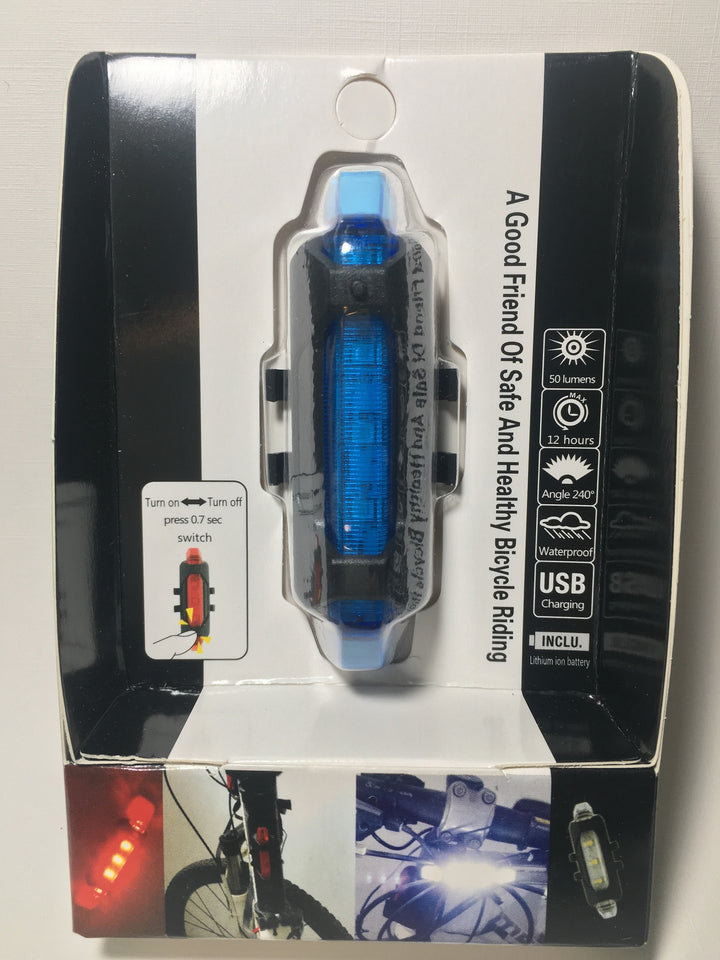 Bike Tail Light (USB  Rechargeable)