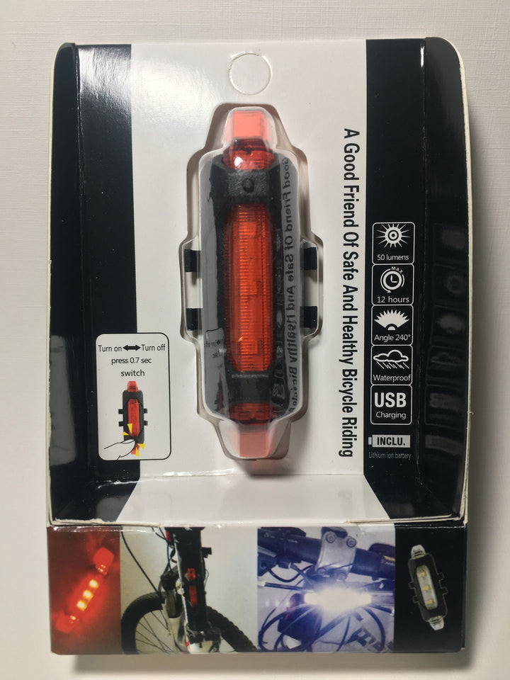 Bike Tail Light (USB  Rechargeable)