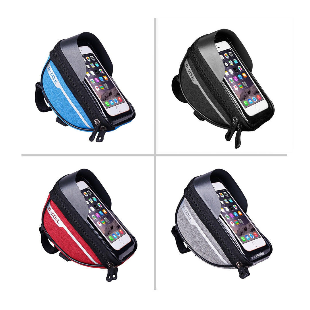 B-soul Bike Head Tube Handlebar Phone Bag