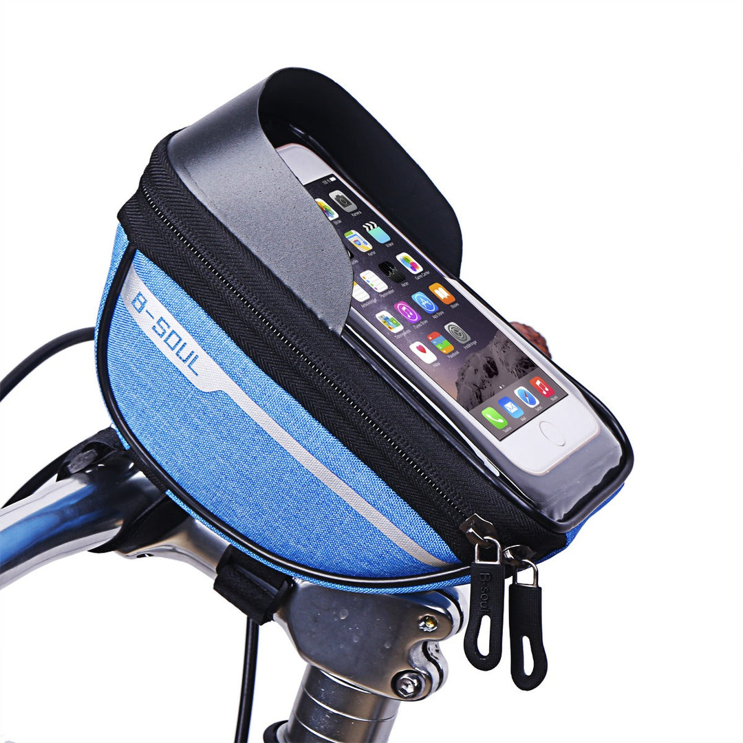 B-soul Bike Head Tube Handlebar Phone Bag