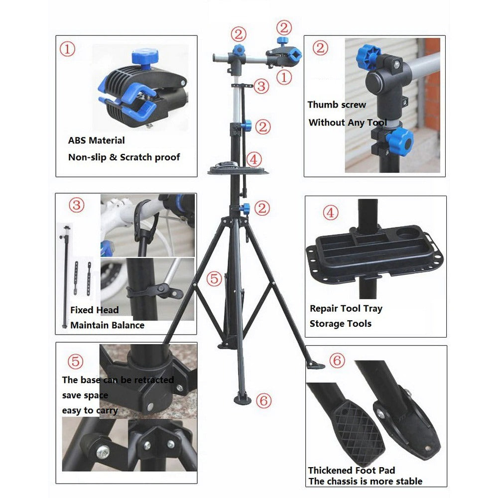 Bicycle Foldable Iron Repair Mountain Bike Repair Stand