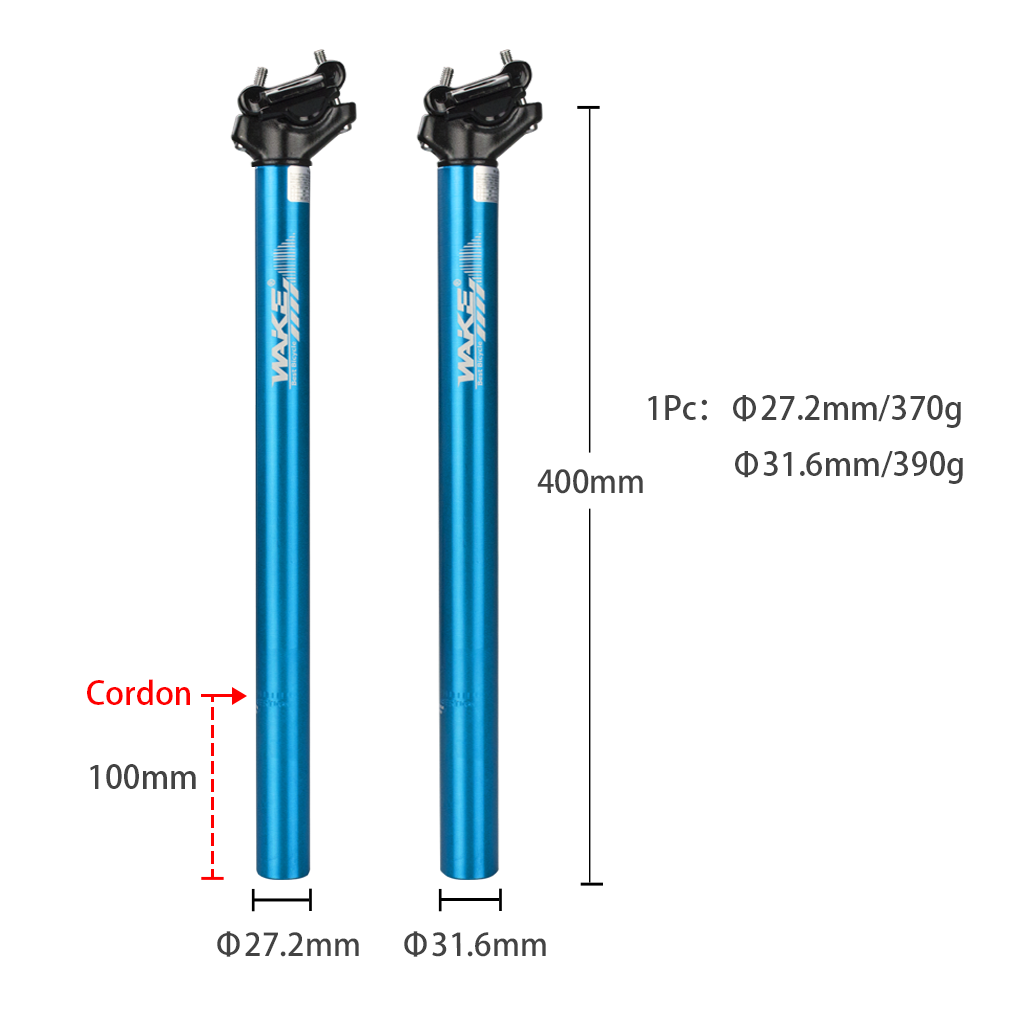 WAKE Bicycle Aluminum Alloy Seatpost 27.2/31.6mm