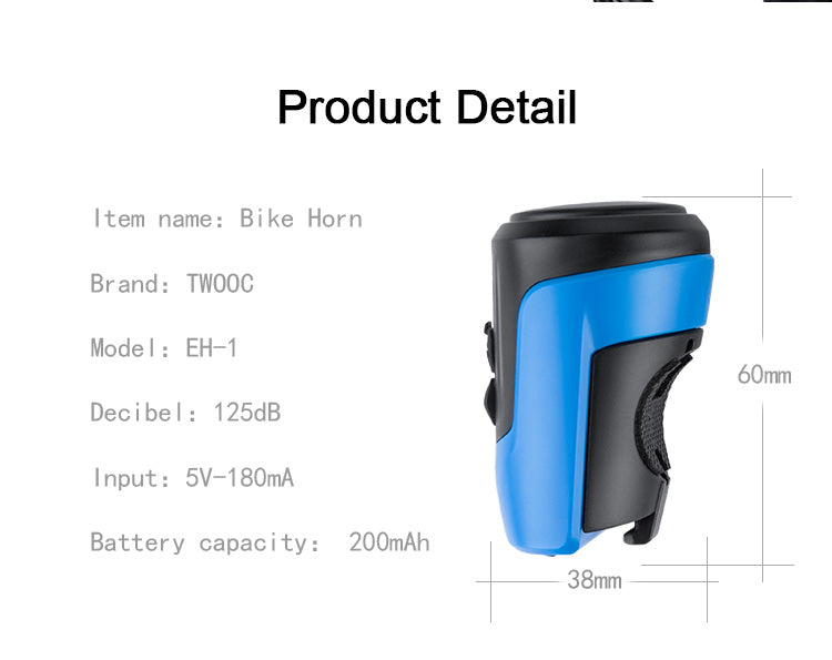 Bike Electric Horn Anti Theft Alarm