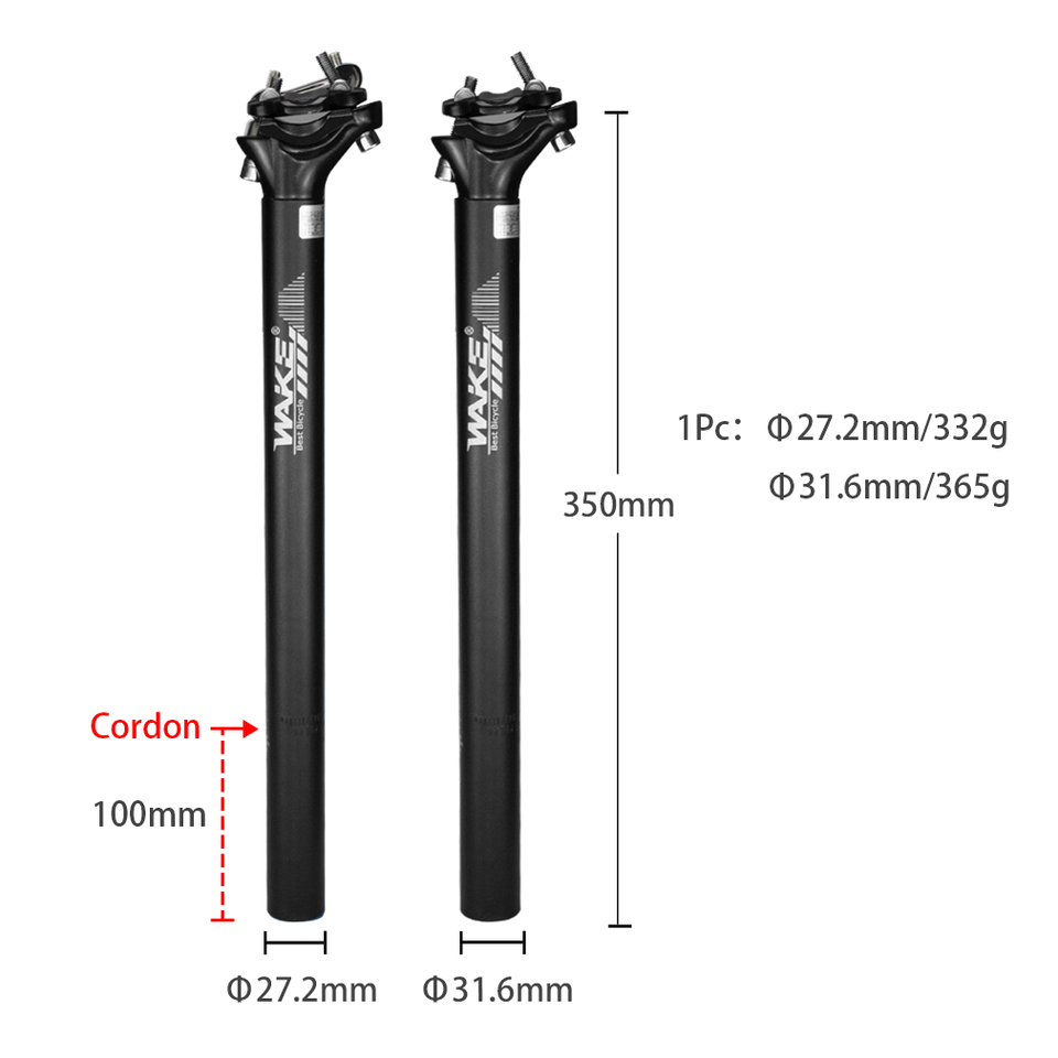 WAKE Bike Seatpost Aluminum Alloy Seat Post