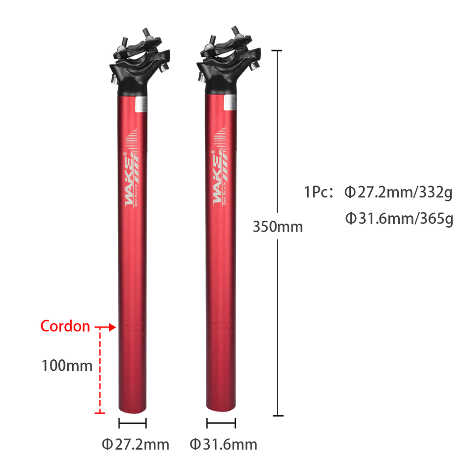 WAKE Bike Seatpost Aluminum Alloy Seat Post