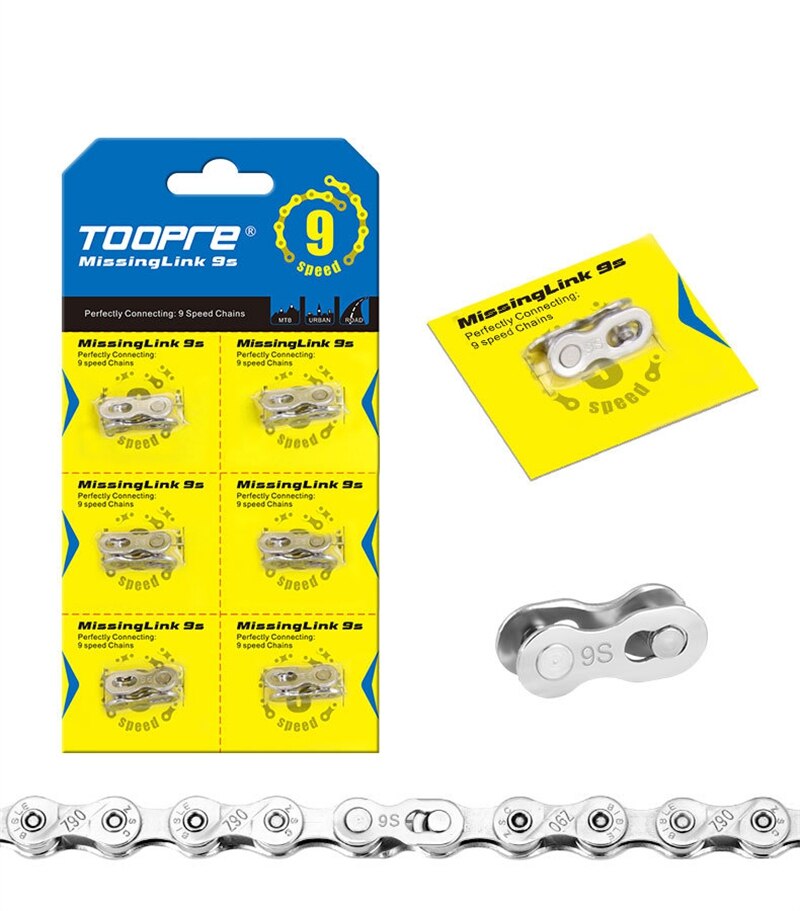 1PC TOOPRE Mountain Bike Chain Quick-Link Carbon Steel 6-7-8/9/10/11/12S Missing Link