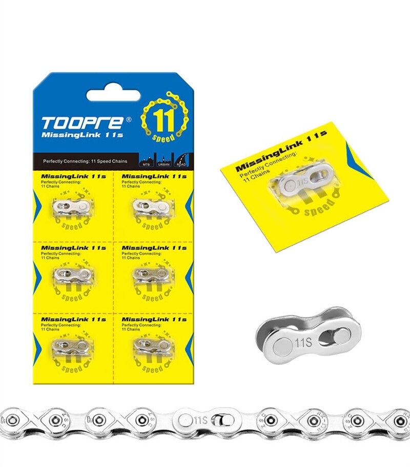 1PC TOOPRE Mountain Bike Chain Quick-Link Carbon Steel 6-7-8/9/10/11/12S Missing Link